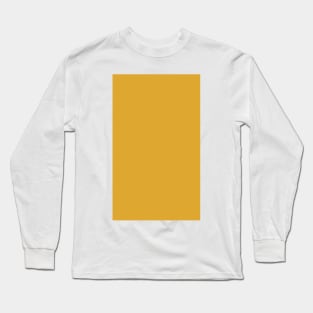 Solid Mustard Yellow Long Sleeve T-Shirt